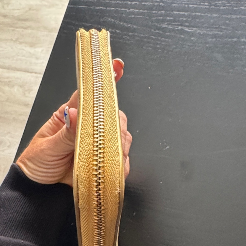 Celine Gold and Tan Wallet - Picture 7 of 7